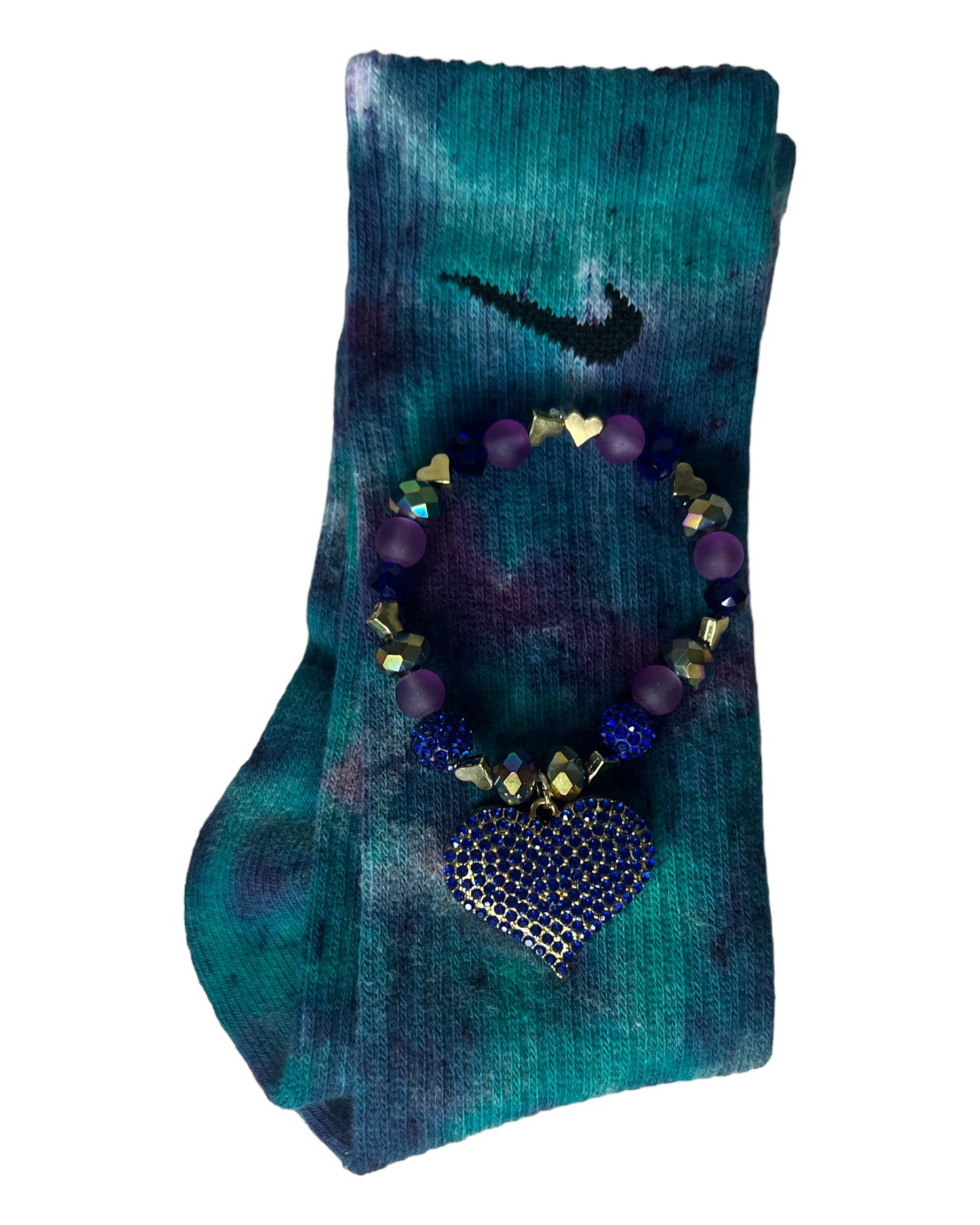 Tie Dye Sock/Bracelet Set